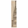 vidaXL Corner Cabinet Sonoma Oak 27.5x27x140cm Engineered Wood