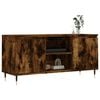vidaXL TV Cabinet Smoked Oak 104x35x50 cm Engineered Wood