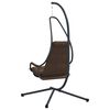 vidaXL Hanging Egg Chair Folding Coffee 94 x 107 x 196.5 cm Steel