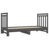 vidaXL Pull-out Day Bed without Mattress Grey 2x(90x190) cm