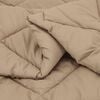 vidaXL Full Year Duvet Taupe 200 x 135 cm Microfiber