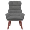 vidaXL Armchair Dark Grey 69 x 74 x 93 cm Velvet