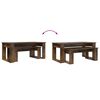 vidaXL Coffee Table Set 2 pcs Smoked Oak Engineered Wood