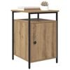 vidaXL Bedside Cabinet Artisan Oak 40 x 42 x 60cm Engineered Wood