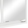 vidaXL Bathroom Mirror Cabinet High Gloss White 60 x 20 x 60 cm