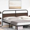 vidaXL Replace Headboard Brown Oak 180 cm Steel and Engineered Wood