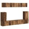 vidaXL TV Cabinet Set 5 pcs Old Wood Engineered Wood