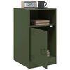 vidaXL Bedside Cabinets 2 pcs Olive Green 34.5x39x62 cm Steel