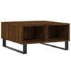 vidaXL Coffee Table Brown Oak 60x60x30 cm Engineered Wood