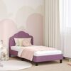 vidaXL Children's Bed Frame with Headboard Purple 80 x 160 cm Velvet