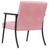 vidaXL Armchair Pink 59 x 75 x 78 cm Velvet