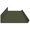 vidaXL Floating Shelf 4 pcs Olive Green 100 x 9 x 2.5 cm Steel