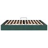 vidaXL Storage Bed with Mattress Dark Green 160 x 200 cm Velvet