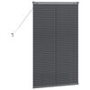 vidaXL Venetian Blinds Manual Dark Grey 130 x 75 cm Aluminium