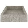 vidaXL Loggia Wall Shelves 4 pcs Concrete Grey 40x15x4 cm MDF