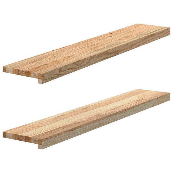 vidaXL Window Sills 2 pcs&nbsp;Untreated 110x20x2 cm Solid Wood Oak