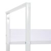 vidaXL 4-Layer Book Shelf White 60x27.6x124.5 cm Engineered Wood