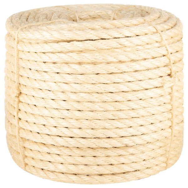 vidaXL Rope 100% Sisal 14 mm 25 m
