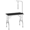 vidaXL Adjustable Dog Grooming Table with 1 Loop