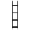 vidaXL Bookshelf Black Oak 40 x 30 x 146 cm Engineered wood