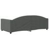 vidaXL Day Bed without Mattress Dark Grey 90x190 cm Single Fabric