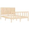vidaXL Bed Frame without Mattress 120x200 cm Solid Wood Pine