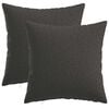 vidaXL Cushion Cover 2 pcs HEERLEN Dark Grey 35 x 35 cm