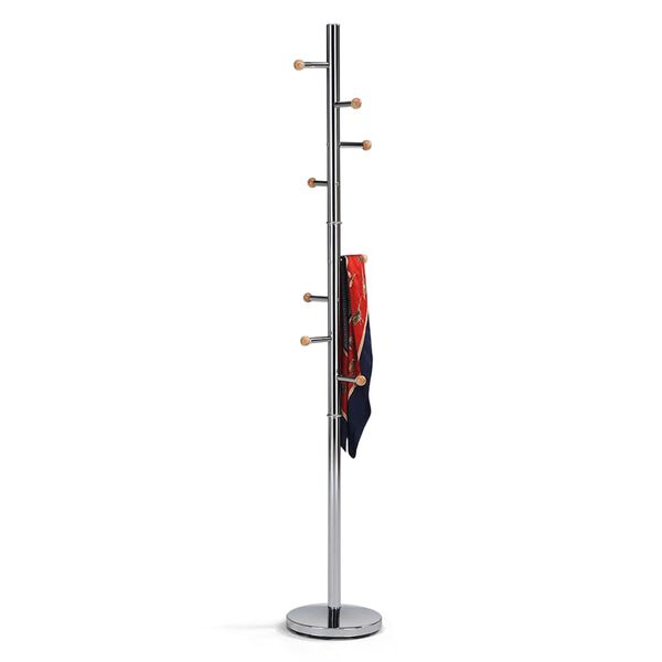 Rousseau Coat Rack Argan Metal Silver