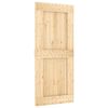 vidaXL Sliding Door with Hardware Set 90x210 cm Solid Wood Pine