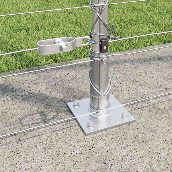 vidaXL Fence Post Galvanized 50 x 1.6 m Steel