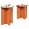 vidaXL Coffee Table 2 pcs Wax Brown