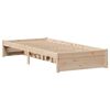 vidaXL Bed Frame without Mattress 75x190 cm Small Single Solid Wood Pine