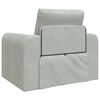 vidaXL Folding Sofa Bed Light Grey 98 x 71 x 83 cm Velvet