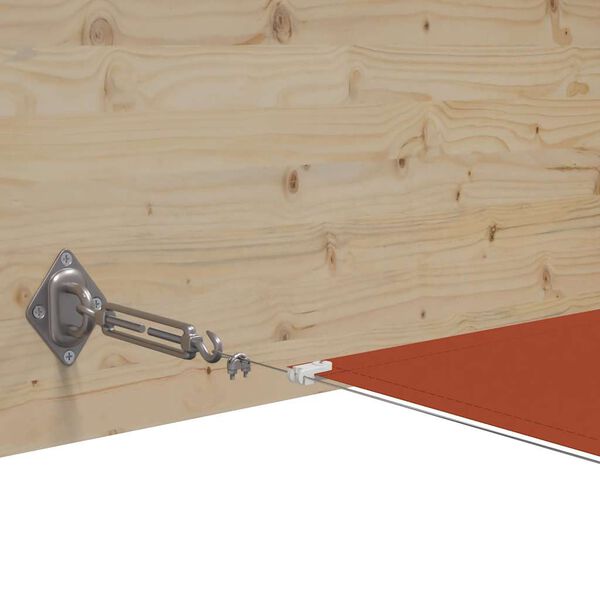 vidaXL Vertical Awning Terracotta 140x600 cm Oxford Fabric