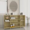 vidaXL Sideboard Sonoma Oak 120x30x75 cm Engineered Wood