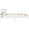 vidaXL Bed Frame without Mattress White 180x200 cm Super King Solid Wood Pine