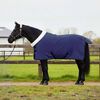 vidaXL Horse Blanket Navy Blue 125 cm Polar fleece