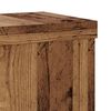 vidaXL Plant Stands 2 pcs Old Wood 10x10x18 cm Engineered Wood