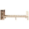 vidaXL Bookcase Bed without Mattress 90x200cm Solid Wood Pine