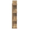 vidaXL Book Cabinet Artisan Oak 86x25.5x140 cm Engineered Wood