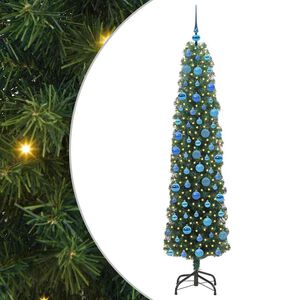 vidaXL Artificial Christmas Tree with 300 LEDs with Stand Green 180 cm