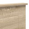 vidaXL Headboard Sonoma Oak 200 cm Engineered wood