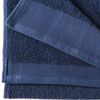 vidaXL Shower Towels 5 pcs Cotton 450 gsm 70x140 cm Navy