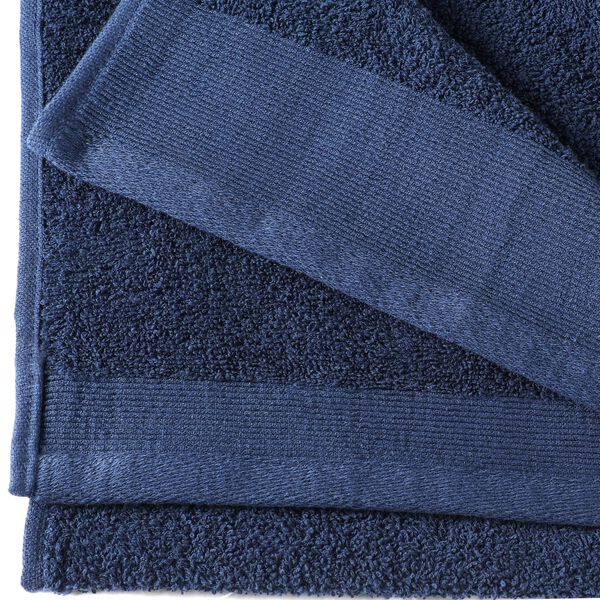 vidaXL Shower Towels 5 pcs Cotton 450 gsm 70x140 cm Navy
