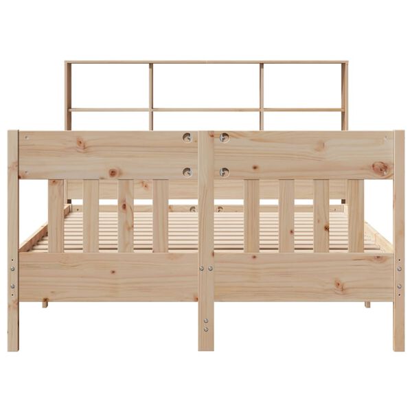 vidaXL Bed Frame without Mattress 160x200 cm Solid Wood Pine