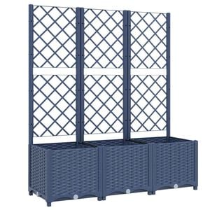 vidaXL Garden Blue Grey 120 x 40 x 136 cm