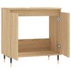 vidaXL Bathroom Cabinet Sonoma Oak 58x33x60 cm Engineered Wood