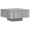 vidaXL Coffee Table Grey Sonoma 60x60x31.5 cm Engineered Wood