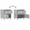 vidaXL Bedside Cabinets 2 pcs Concrete Grey 40x35x50 cm Engineered Wood