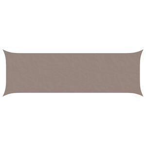 vidaXL Sun Shade Sail Taupe 6 x 2 m 100% Polyester Oxford
